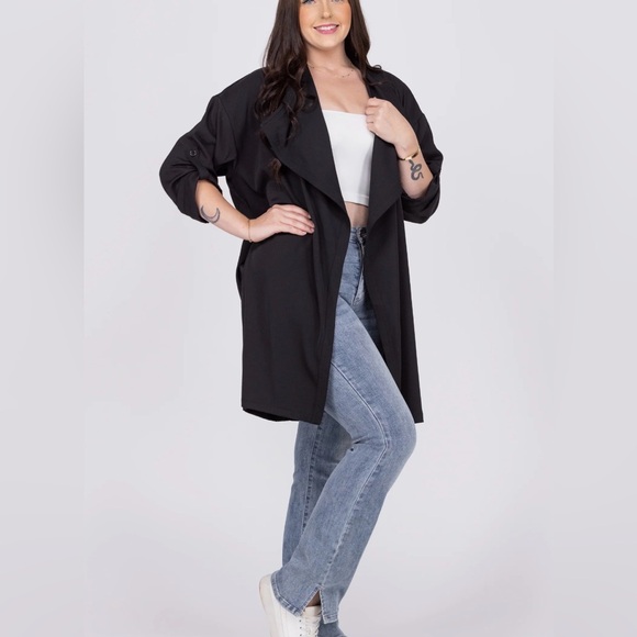 Black NWOT You Look Good Too Me Jacket by White Birch Black Label Size Small - Picture 8 of 10